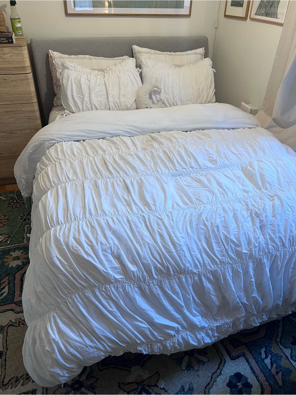 Melody Ruched Core Duvet Cover